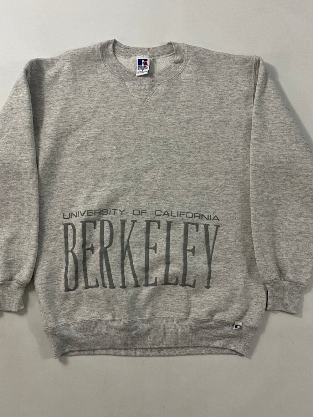 Vintage 90s Russell Athletic UC Berkeley University of California Heather Gray…